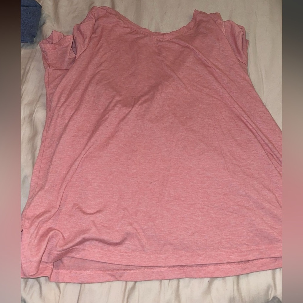 pink oversized tee